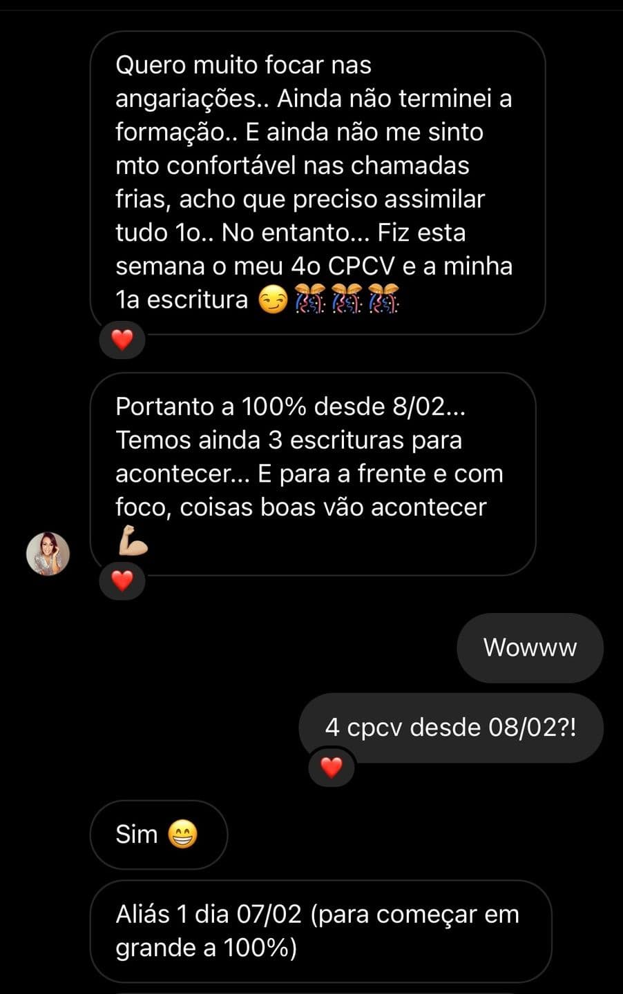 Participante na formação
