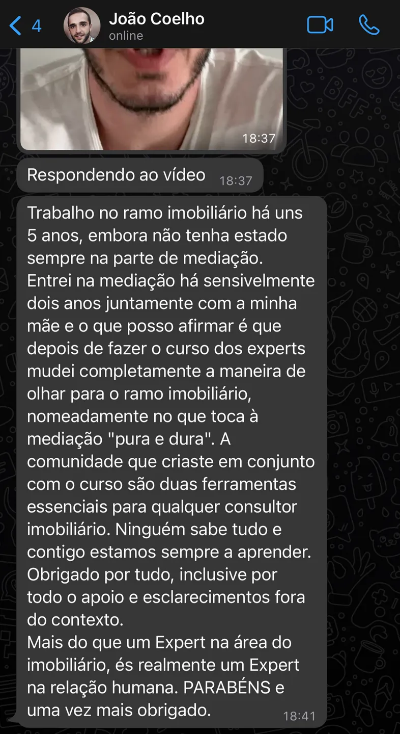 Participante na formação