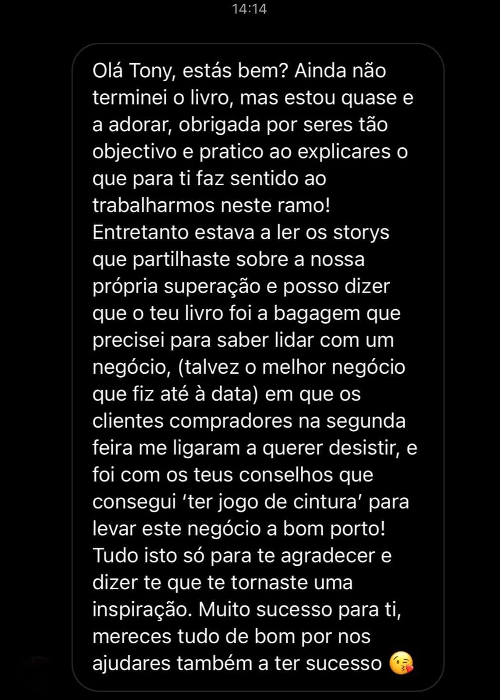Participante na formação