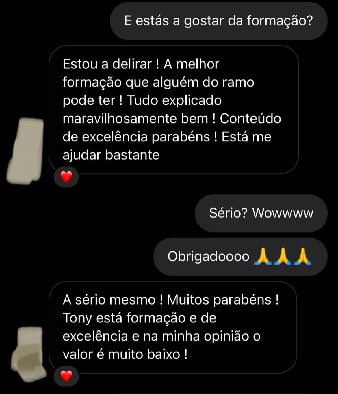 Participante na formação