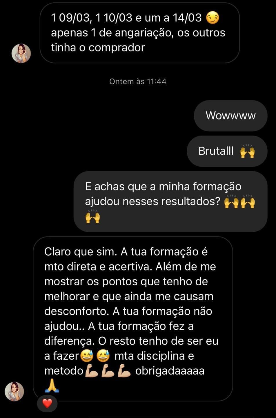 Participante na formação